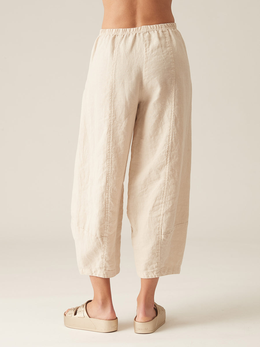 chieko+ パンツ　rich linen lantern pants Linen Lantern Pants - Jicama – The Right Side Boutique
