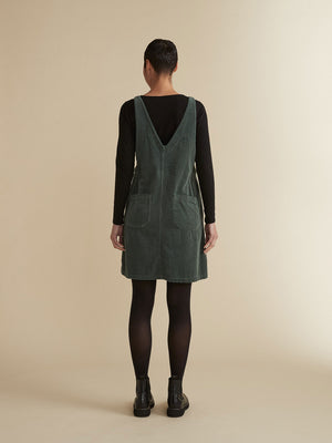 Lux Cord Dress Overalls