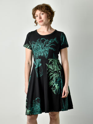 Friday Dress - Plant Print