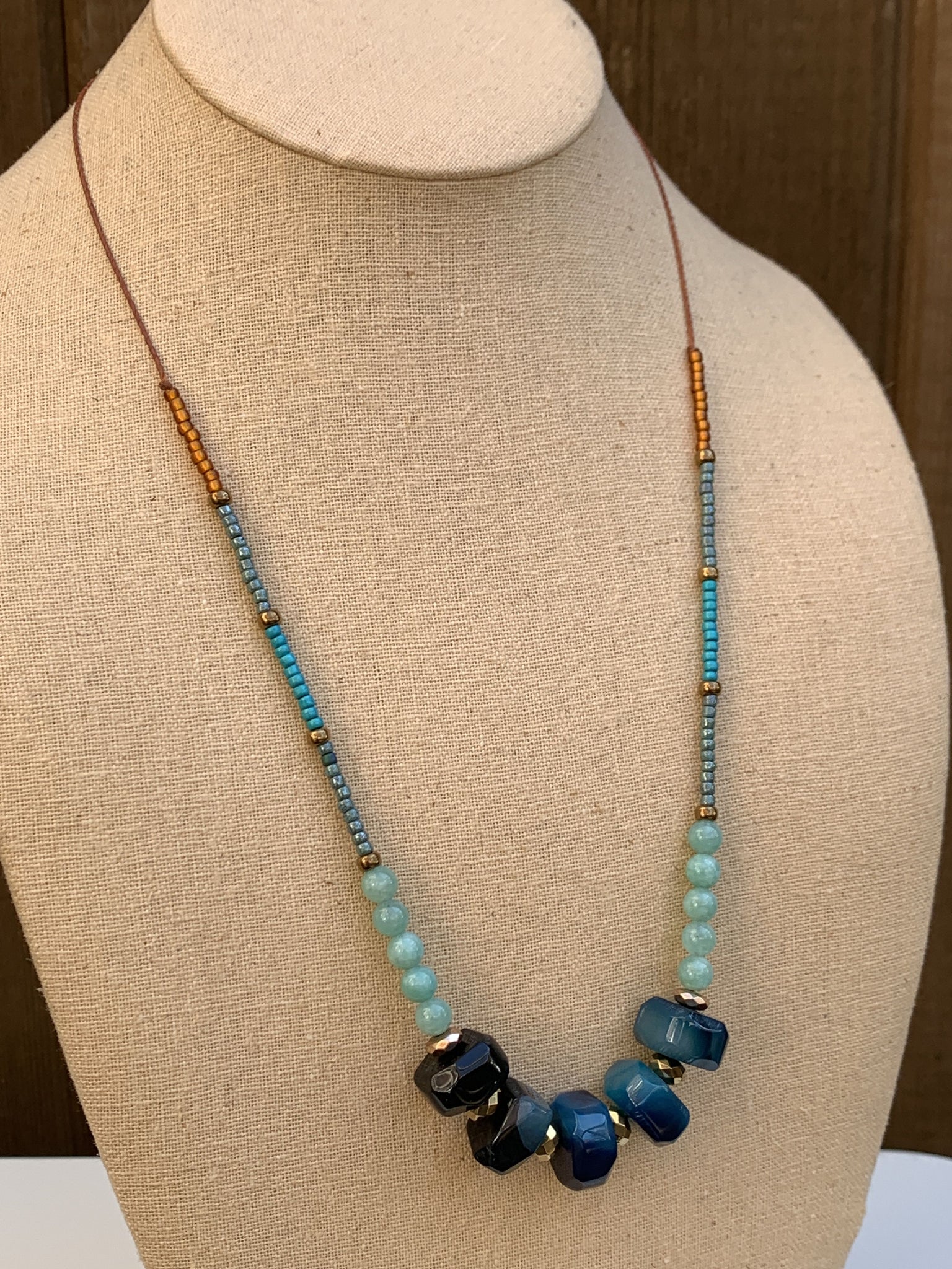 Waxed hotsell cord necklace