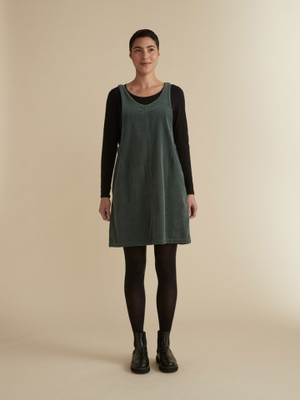 Lux Cord Dress Overalls