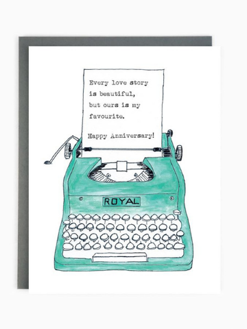 Valentines Day Charity Greeting Card - Love Letter Card