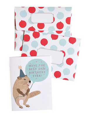Birthday Beaver - Charity Greeting Card