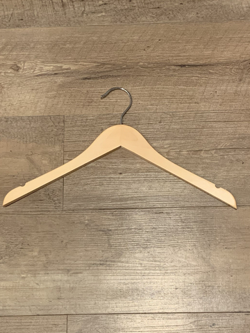 Wooden Hangers - Set of Ten