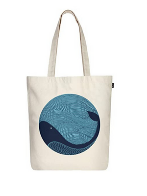 Organic Cotton Whale Tote