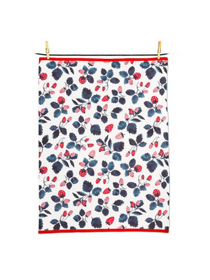 Tote and Tea Towel Gift Set - Strawberries