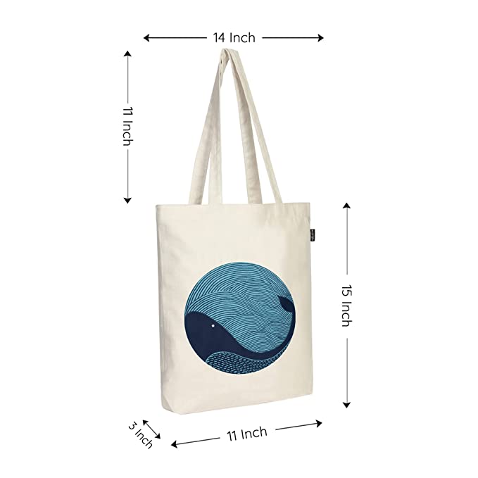 Organic Cotton Whale Tote