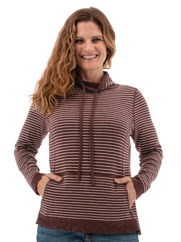 Organic Cotton Reversible Sweater - Deep Chocolate