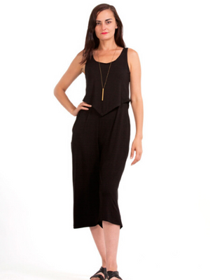 Poplar Cropped Leg Bamboo Jumpsuit