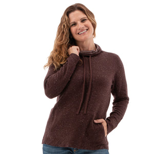 Organic Cotton Reversible Sweater - Deep Chocolate
