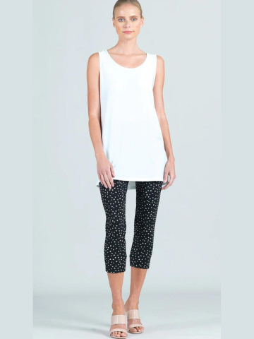 No Iron Tunic Tank - White